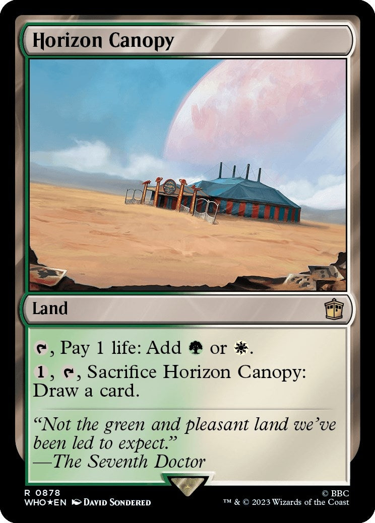 Image for Horizon Canopy (Surge Foil) (Universes Beyond: Doctor Who) (878) - Magic: The Gathering