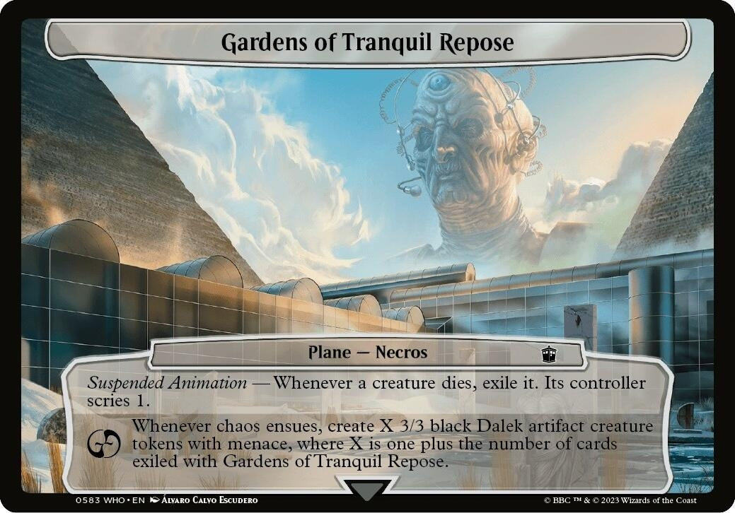 Image for Gardens of Tranquil Repose (Planechase: Universes Beyond: Doctor Who) (583) - Magic: The Gathering