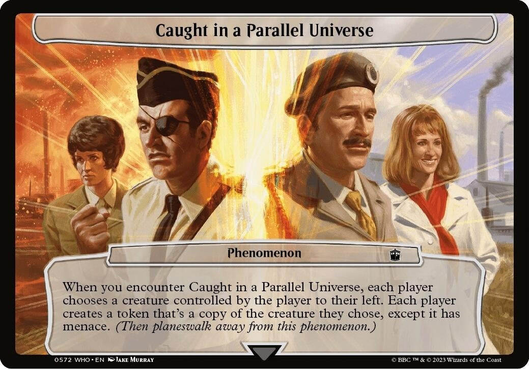 Image for Caught in a Parallel Universe (Planechase: Universes Beyond: Doctor Who) (572) - Magic: The Gathering