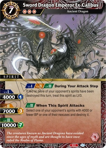 Image for Sword Dragon Emperor Ex-Calibus (Tournament Pack Vol. 3) (Launch & Event Promos) (PR-020) - Battle Spirits Saga