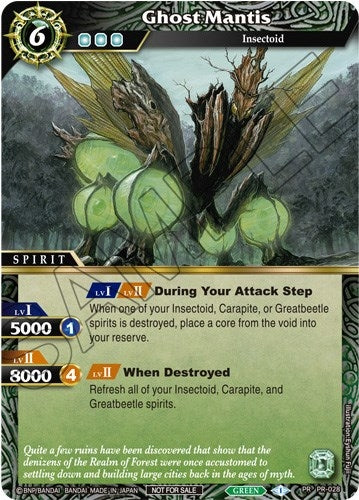 Image for Ghost Mantis (Tournament Pack Vol. 3) (Launch & Event Promos) (PR-028) - Battle Spirits Saga