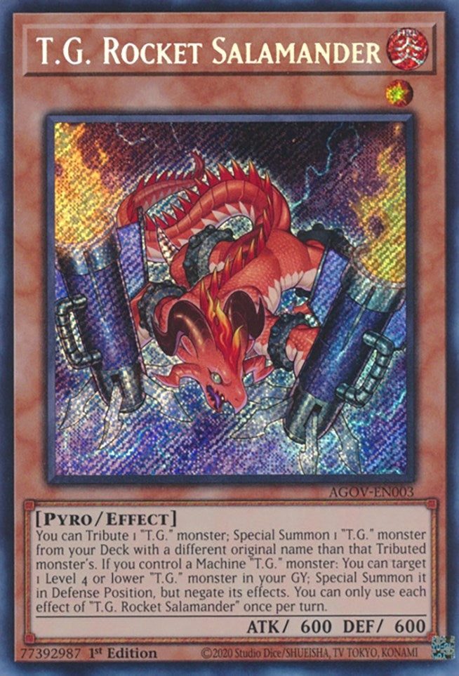 Image for T.G. Rocket Salamander (Age of Overlord) (AGOV-EN003) - YuGiOh