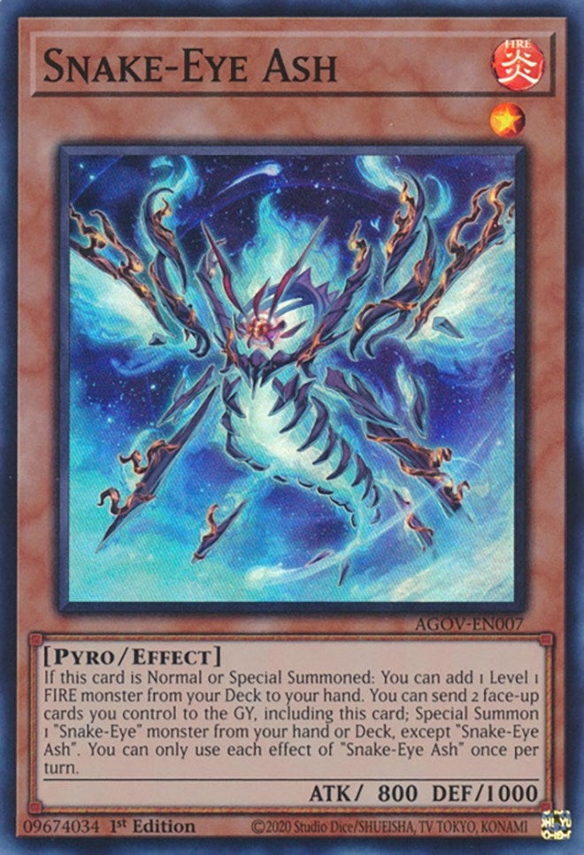 Image for Snake-Eye Ash (Age of Overlord) (AGOV-EN007) - YuGiOh