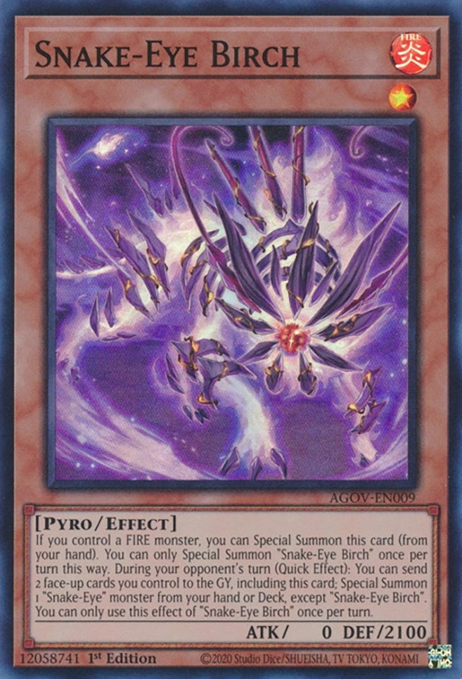 Image for Snake-Eye Birch (Age of Overlord) (AGOV-EN009) - YuGiOh