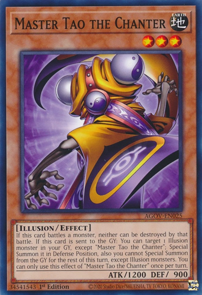 Image for Master Tao the Chanter (Age of Overlord) (AGOV-EN025) - YuGiOh