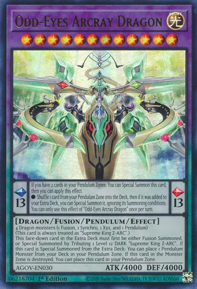 Image for Odd-Eyes Arcray Dragon (Age of Overlord) (AGOV-EN030) - YuGiOh