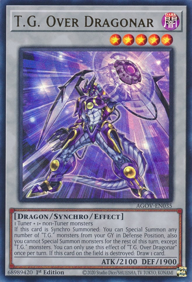 Image for T.G. Over Dragonar (Age of Overlord) (AGOV-EN035) - YuGiOh