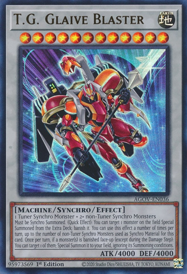 Image for T.G. Glaive Blaster (Age of Overlord) (AGOV-EN036) - YuGiOh