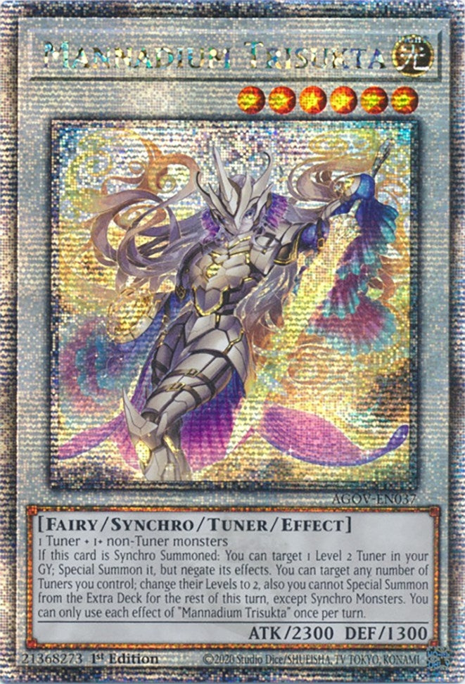 Image for Mannadium Trisukta (Quarter Century Secret Rare) (Age of Overlord) (AGOV-EN037) - YuGiOh