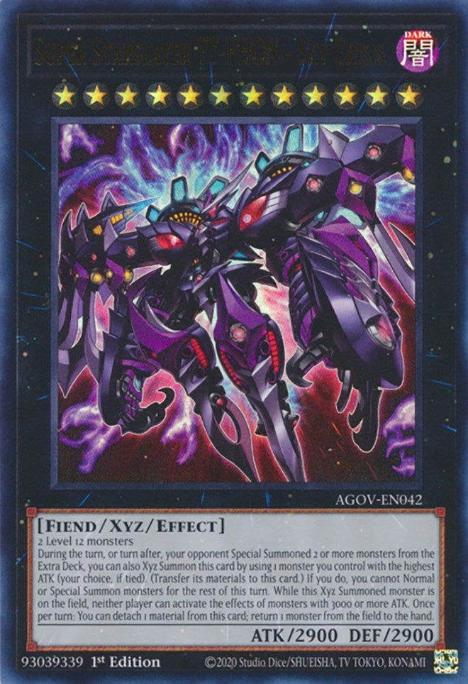 Image for Super Starslayer TY-PHON - Sky Crisis (Age of Overlord) (AGOV-EN042) - YuGiOh