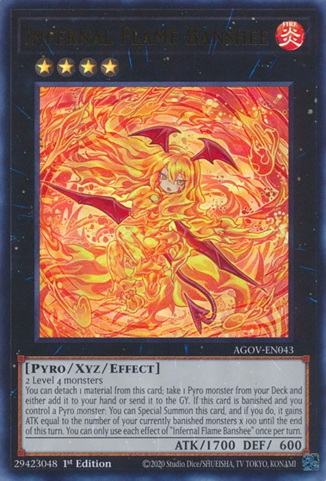 Image for Infernal Flame Banshee (Age of Overlord) (AGOV-EN043) - YuGiOh