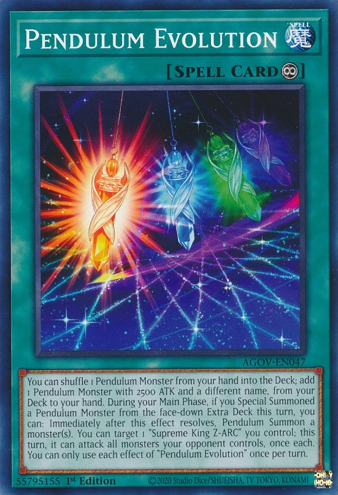Image for Pendulum Evolution (Age of Overlord) (AGOV-EN047) - YuGiOh