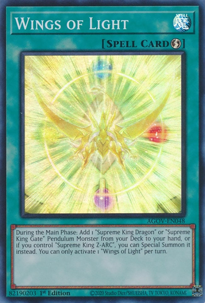 Image for Wings of Light (Age of Overlord) (AGOV-EN048) - YuGiOh