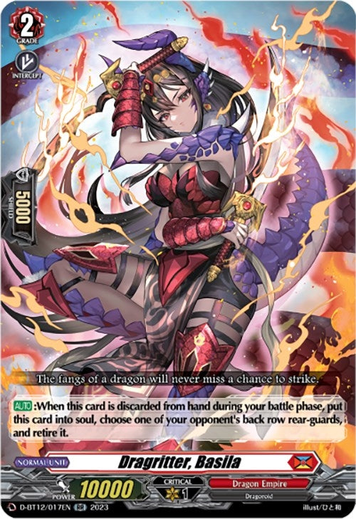 Image for Dragritter, Basila (D-BT12: Evenfall Onslaught) (D-BT12/017EN) - Cardfight Vanguard