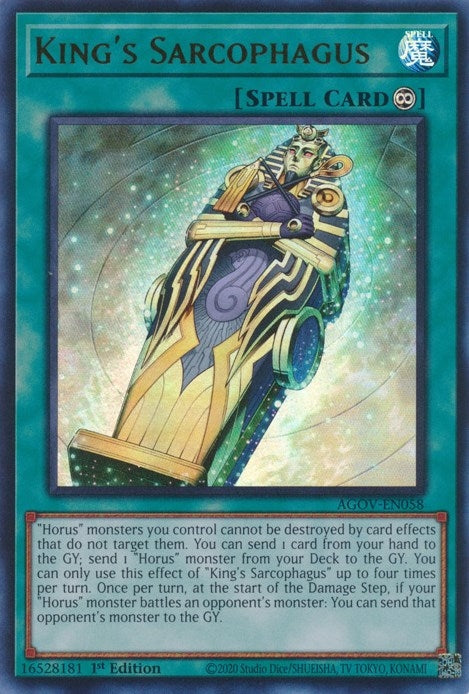 Image for King's Sarcophagus (Age of Overlord) (AGOV-EN058) - YuGiOh