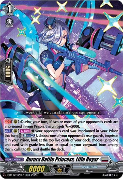 Image for Aurora Battle Princess, Lifle Royar (D-BT12: Evenfall Onslaught) (D-BT12/026EN) - Cardfight Vanguard