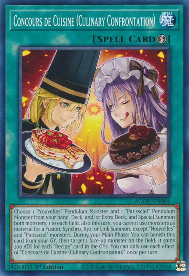 Image for Concours de Cuisine (Culinary Confrontation) (Age of Overlord) (AGOV-EN064) - YuGiOh