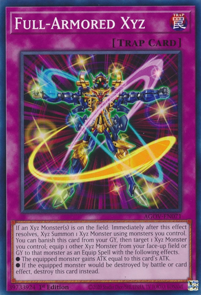 Image for Full-Armored Xyz (Age of Overlord) (AGOV-EN071) - YuGiOh
