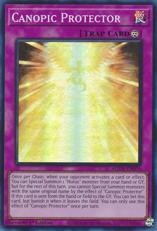 Image for Canopic Protector (Age of Overlord) (AGOV-EN076) - YuGiOh