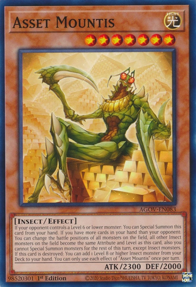 Image for Asset Mountis (Age of Overlord) (AGOV-EN083) - YuGiOh
