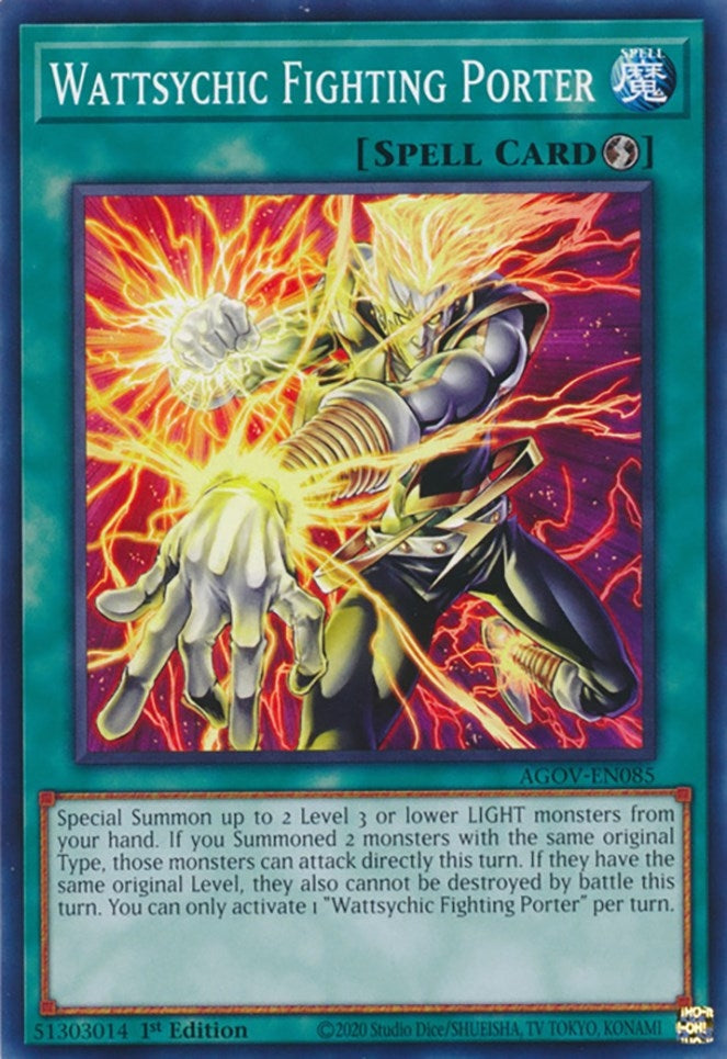 Image for Wattsychic Fighting Porter (Age of Overlord) (AGOV-EN085) - YuGiOh