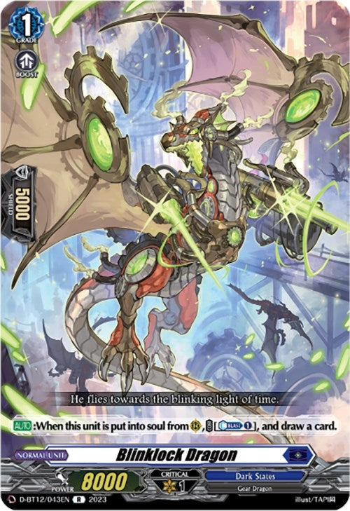 Image for Blinklock Dragon (D-BT12: Evenfall Onslaught) (D-BT12/043EN) - Cardfight Vanguard