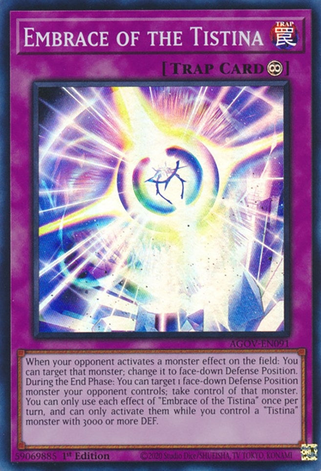 Image for Embrace of the Tistina (Age of Overlord) (AGOV-EN091) - YuGiOh
