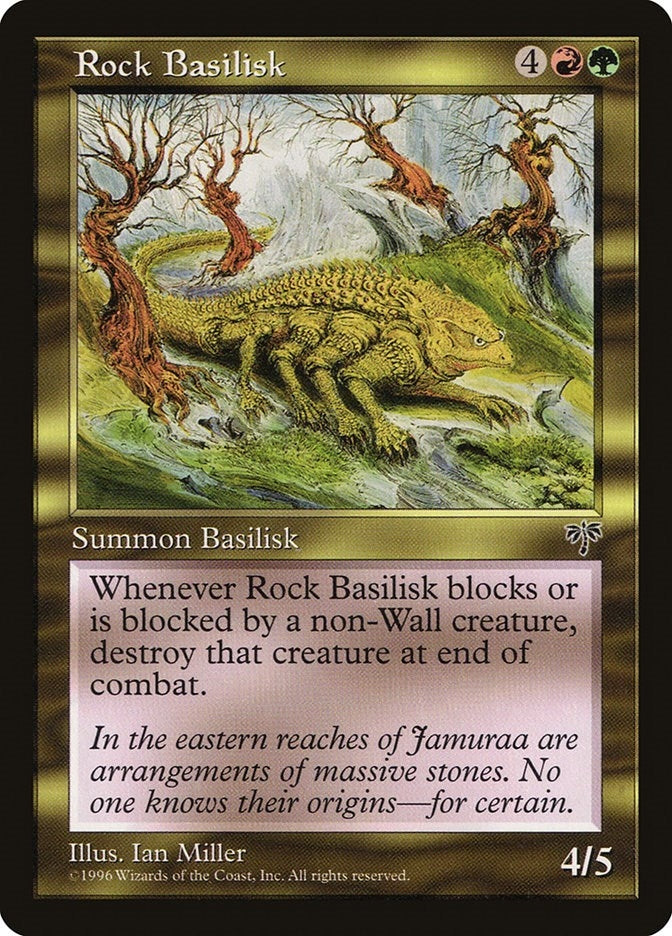 Image for Rock Basilisk (Mirage) - Magic: The Gathering