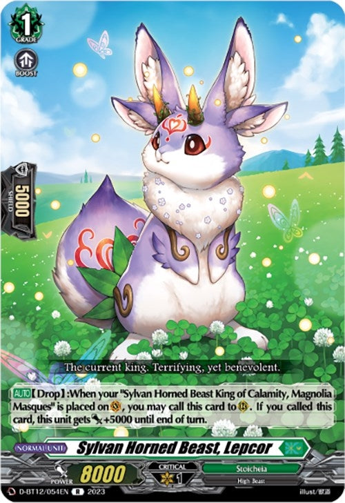 Image for Sylvan Horned Beast, Lepcor (D-BT12: Evenfall Onslaught) (D-BT12/054EN) - Cardfight Vanguard