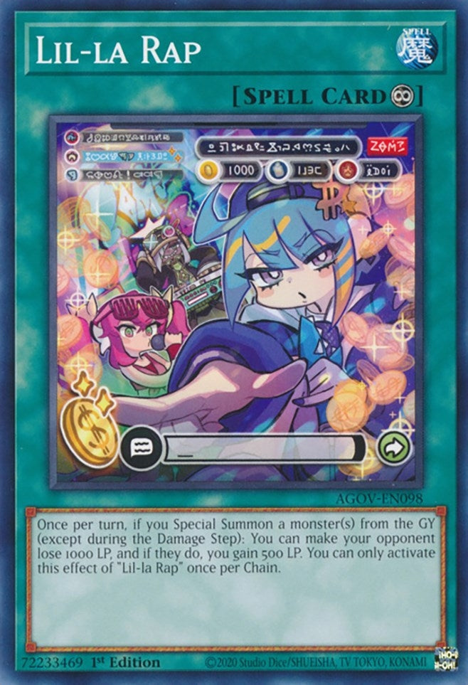 Image for Lil-la Rap (Age of Overlord) (AGOV-EN098) - YuGiOh