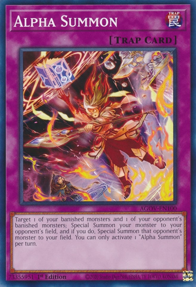 Image for Alpha Summon (Age of Overlord) (AGOV-EN100) - YuGiOh