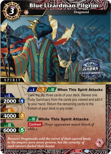 Image for Blue Lizardman Pilgrim (Championship Pack 2023 Vol. 3) (Launch & Event Promos) (BSS03-004) - Battle Spirits Saga