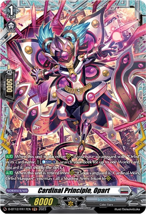 Image for Cardinal Principle, Opart (FR) (D-BT12: Evenfall Onslaught) (D-BT12/FR17EN) - Cardfight Vanguard