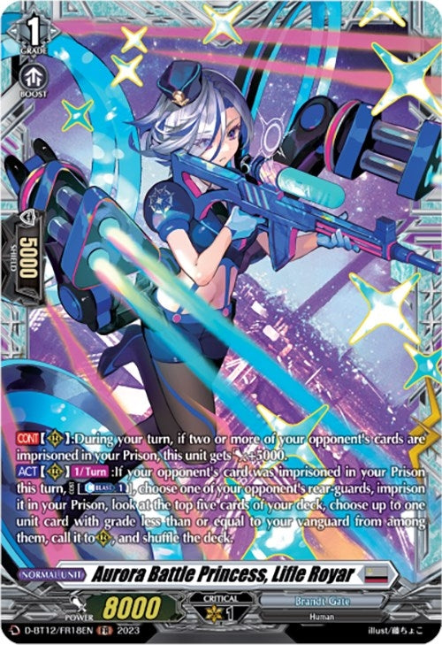 Image for Aurora Battle Princess, Lifle Royar (FR) (D-BT12: Evenfall Onslaught) (D-BT12/FR18EN) - Cardfight Vanguard