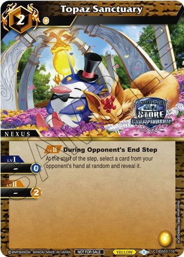Image for Topaz Sanctuary (Championship Pack 2023 Vol. 3) (Launch & Event Promos) (BSS03-110) - Battle Spirits Saga