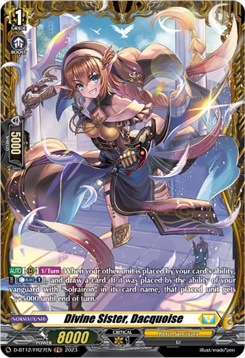 Image for Divine Sister, Dacquoise (FR) (D-BT12: Evenfall Onslaught) (D-BT12/FR27EN) - Cardfight Vanguard