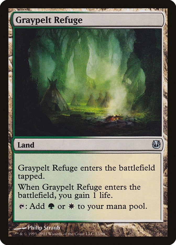 Image for Graypelt Refuge (Duel Decks: Ajani vs. Nicol Bolas) (33) - Magic: The Gathering