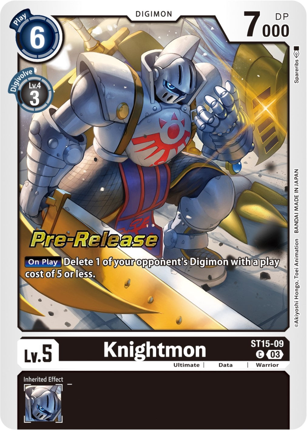 Image for Knightmon (ST-15_PR) (ST15-09 C) - Digimon Card Game