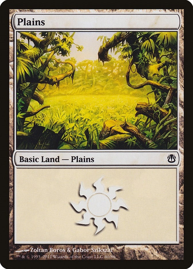 Image for Plains (40) (Duel Decks: Ajani vs. Nicol Bolas) (40) - Magic: The Gathering