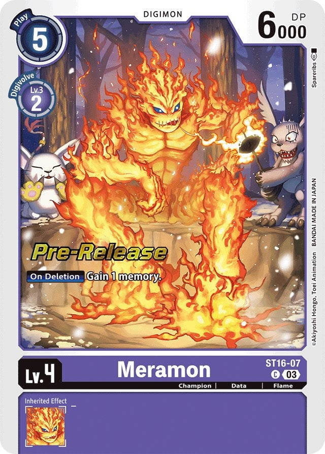 Image for Meramon (ST-16_PR) (ST16-07 C) - Digimon Card Game