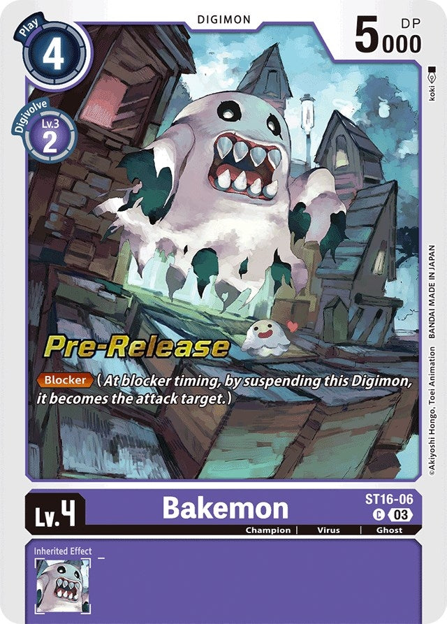 Image for Bakemon (ST-16_PR) (ST16-06 C) - Digimon Card Game