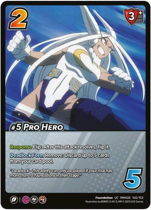 Image for #5 Pro Hero (UniVersus: My Hero Academia: Jet Burn) (140/153) - UniVersus