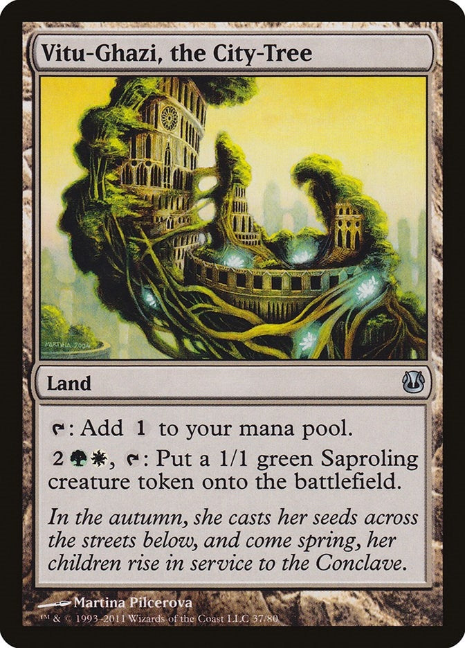 Image for Vitu-Ghazi, the City-Tree (Duel Decks: Ajani vs. Nicol Bolas) (37) - Magic: The Gathering
