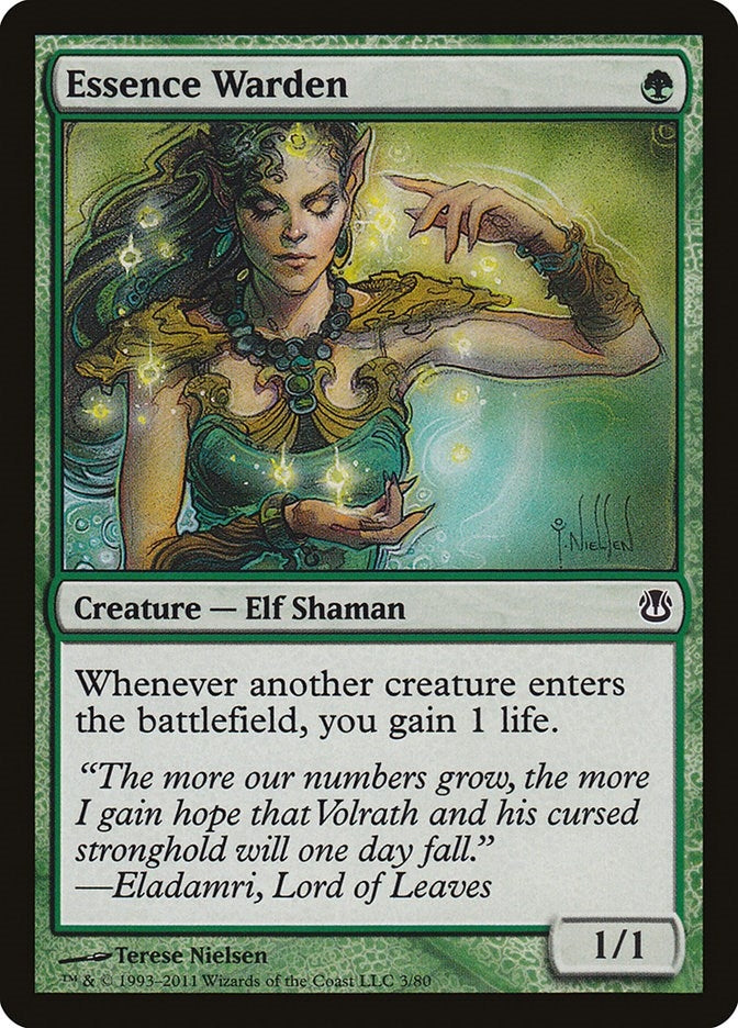 Image for Essence Warden (Duel Decks: Ajani vs. Nicol Bolas) (3) - Magic: The Gathering
