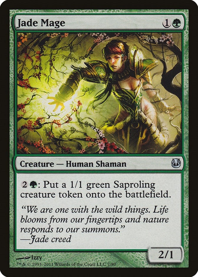 Image for Jade Mage (Duel Decks: Ajani vs. Nicol Bolas) (7) - Magic: The Gathering
