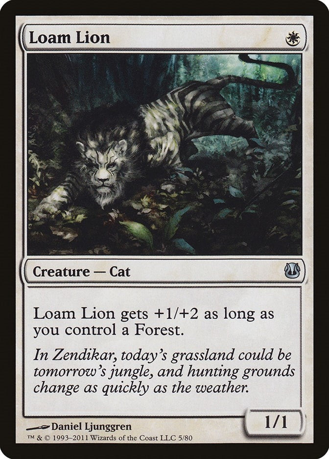 Image for Loam Lion (Duel Decks: Ajani vs. Nicol Bolas) (5) - Magic: The Gathering