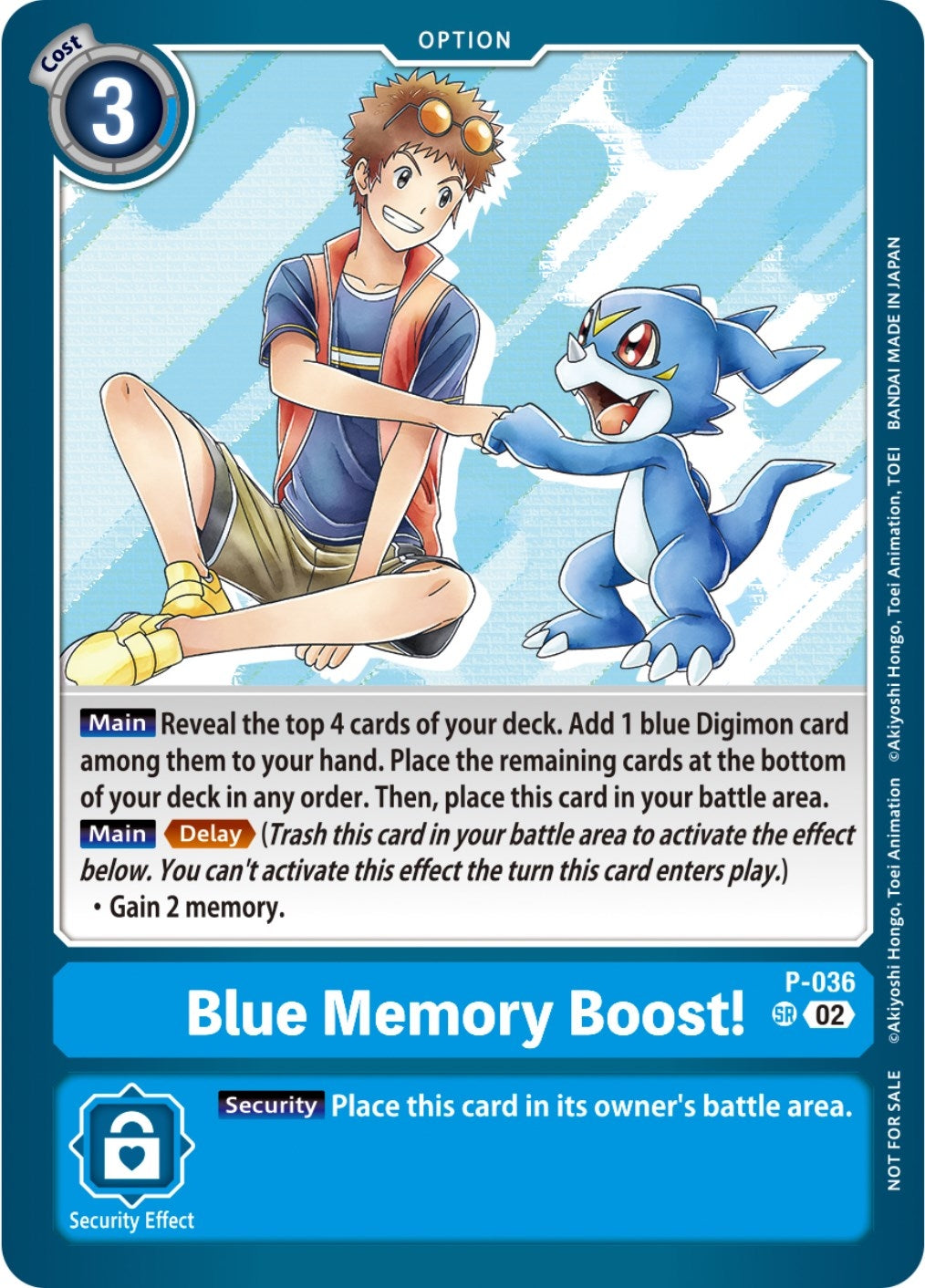 Image for Blue Memory Boost! (NYCC 2023 Demo Deck) - Digimon Card Game