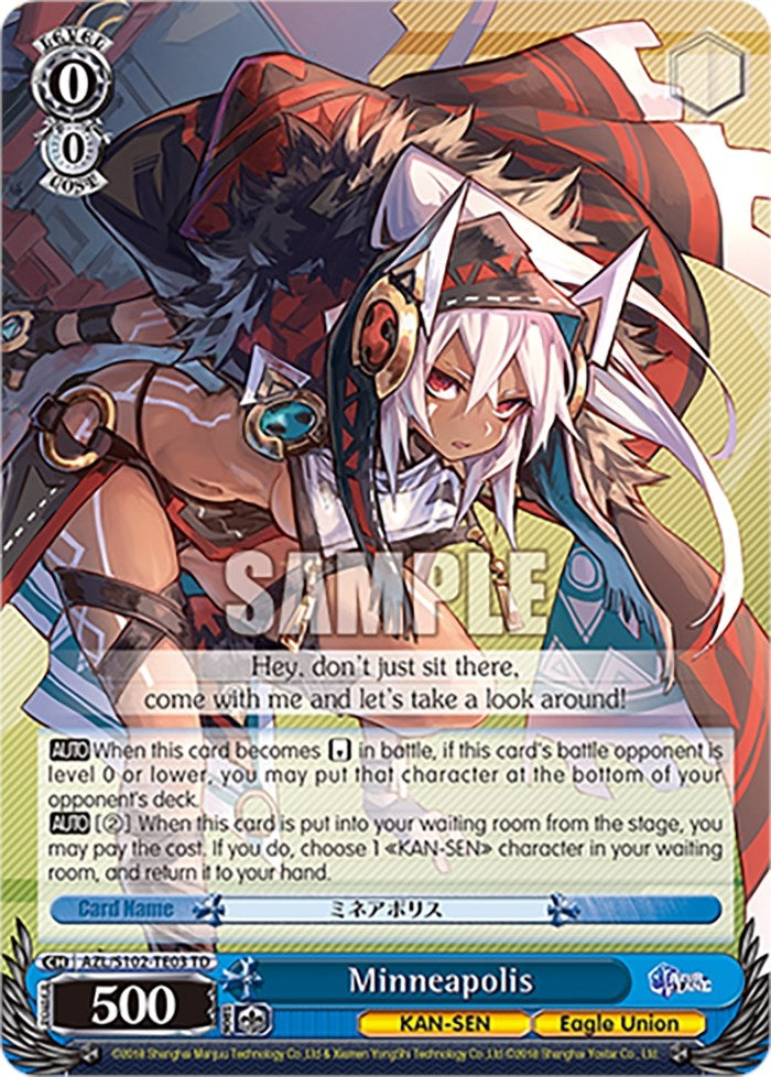 Image for Minneapolis (Azur Lane) (AZL/S102-TE03 TD) - Weiss Schwarz