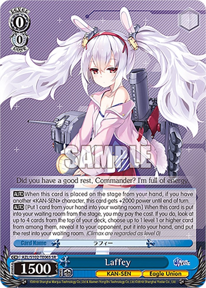 Image for Laffey (SR) (Azur Lane) (AZL/S102-TE06S SR) - Weiss Schwarz
