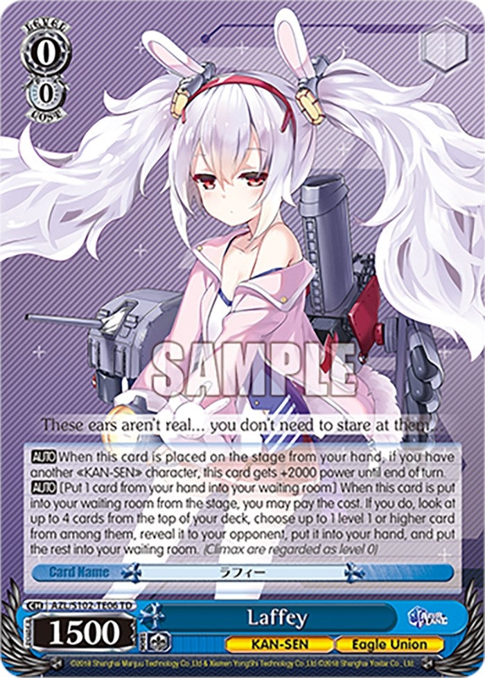 Image for Laffey (Azur Lane) (AZL/S102-TE06 TD) - Weiss Schwarz